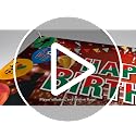 Soccer Birthday Banner - Green Red Happy Birthday Decor 71x44