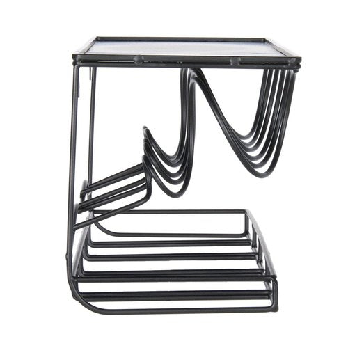 Oenophilia Wine Bar Wall Rack - Wall Mounted Wine Rack, Bottle and Stemware Glass Holder, Sturdy and Solid Metal Shelf across the Top for Liquor Storage