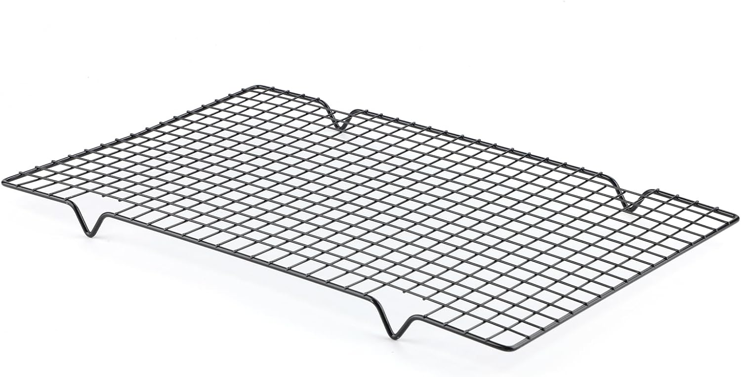 Skiennix 5-Piece Stainless Steel Cooling Rack - 10" x 16" Oven & Dishwasher Safe Metal Wire Rack