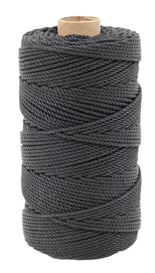 #30 X 500' Forever Black Tarred Twisted Nylon Twine 1 lb