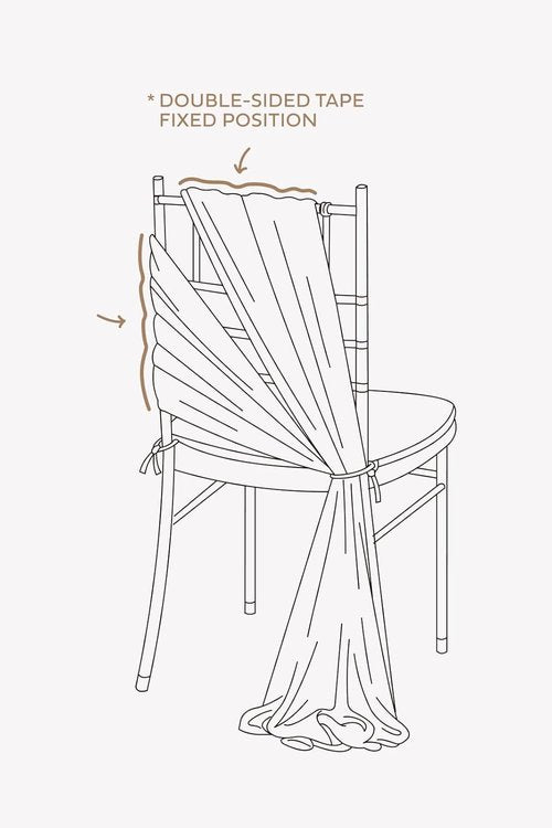 Ling's Moment Wedding Chair Sashes - Wrinkle-Free Draping Fabric in Sage & Milky Green | 16 Pcs for Ceremony & Reception Decor