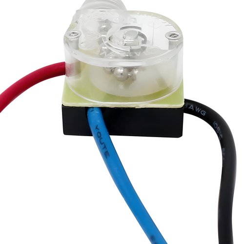 ZE-110 3 Wire Pull Light Switch Replacement Repair Kit 2 Circuit 6A 125VAC 3A 250VAC for Ceiling Fans, Wall Sconces, Floor Lamps, Table Lamps, Vanity Lights, Light Fixtures - Bronze Finish