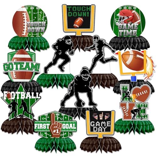 Football Centerpieces for Tables – 12PCS Game Day Decorations