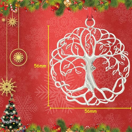 Handcrafted Pewter Christmas Tree Ornaments 2025 - Festive Decor