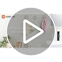 ANDGOO 4 Pack Clear Suction Cup Hooks for Shower, Holds up to 11 lbs, Reusable Bathroom Organizer