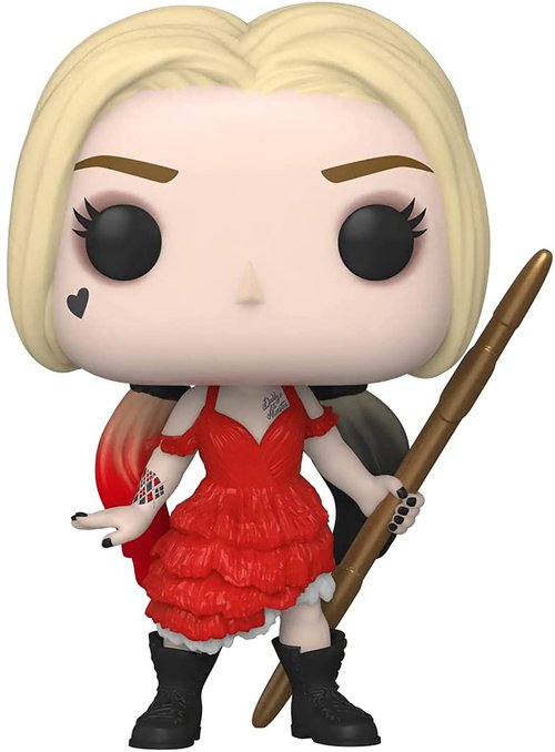 Funko Pop Movies: The Suicide Squad - Harley Quinn - (Damaged Dress) - Suicide Squad 2 - Collectable Vinyl Figure - Gift Idea - Official Merchandise - Toys for Kids & Adults - Superheroes Fans