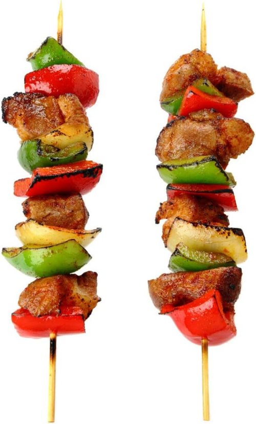 Blue Sky Bamboo Skewers - 10-Inch | 100-Count - Ideal for Grilling, BBQ, Kebabs & Appetizers
