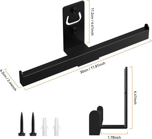 Heavy Duty Backpack Leaf Blower Hanger | Wall Mount Storage Organizer for Garage & Lawn Care