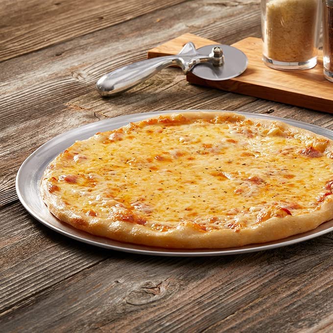American Metalcraft 8-Inch Wide Rim Pizza Pan, 18-Gauge Aluminum