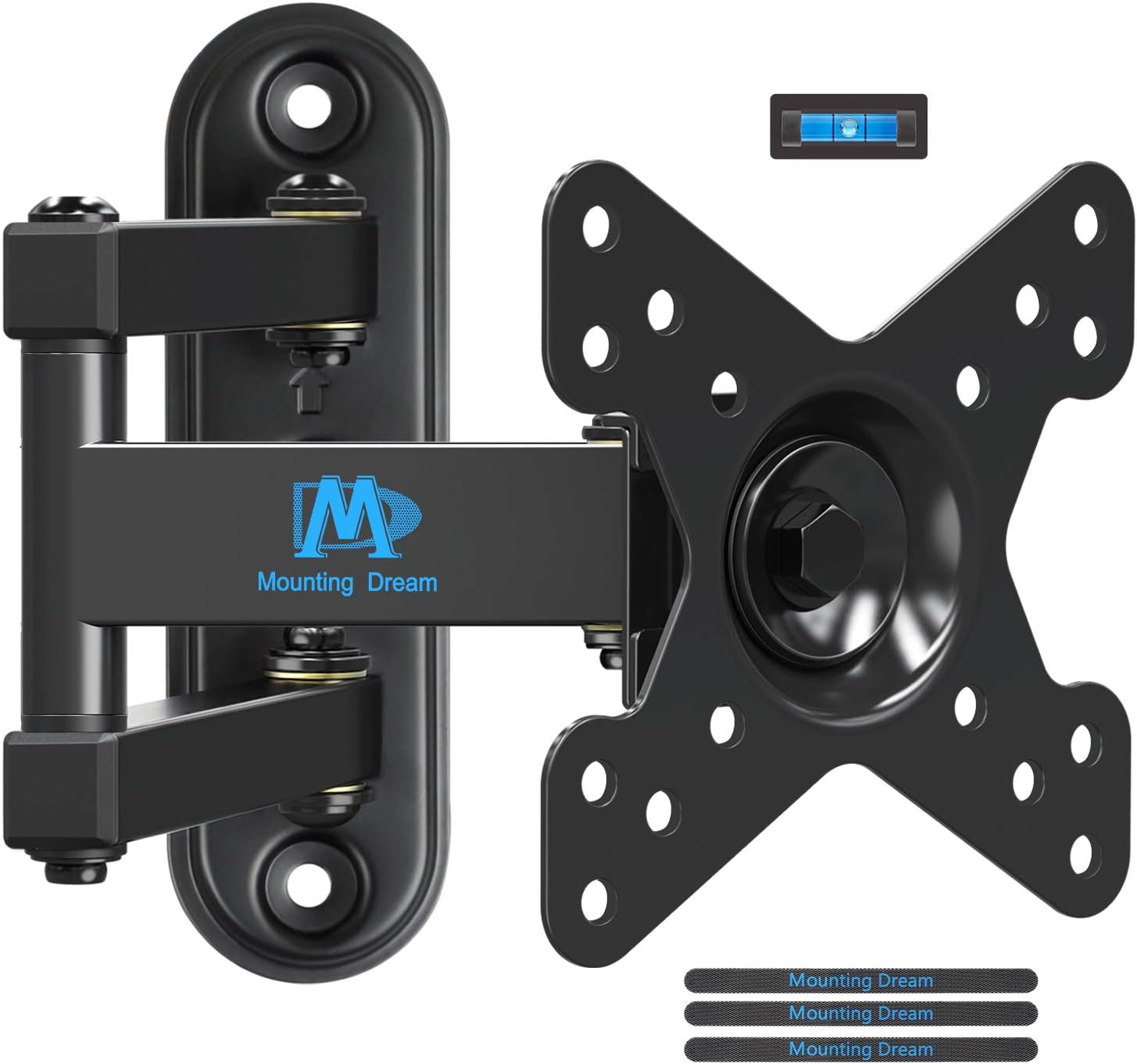 Mounting Dream Tilt TV Wall Mount for 37-75 Inch TVs - MD2268-LK | Full Motion Monitor Mount for 10-26 Inch