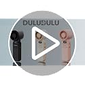 duludulu Portable Handheld Turbo Fan, 5-Speed Foldable Mini Fan - Black