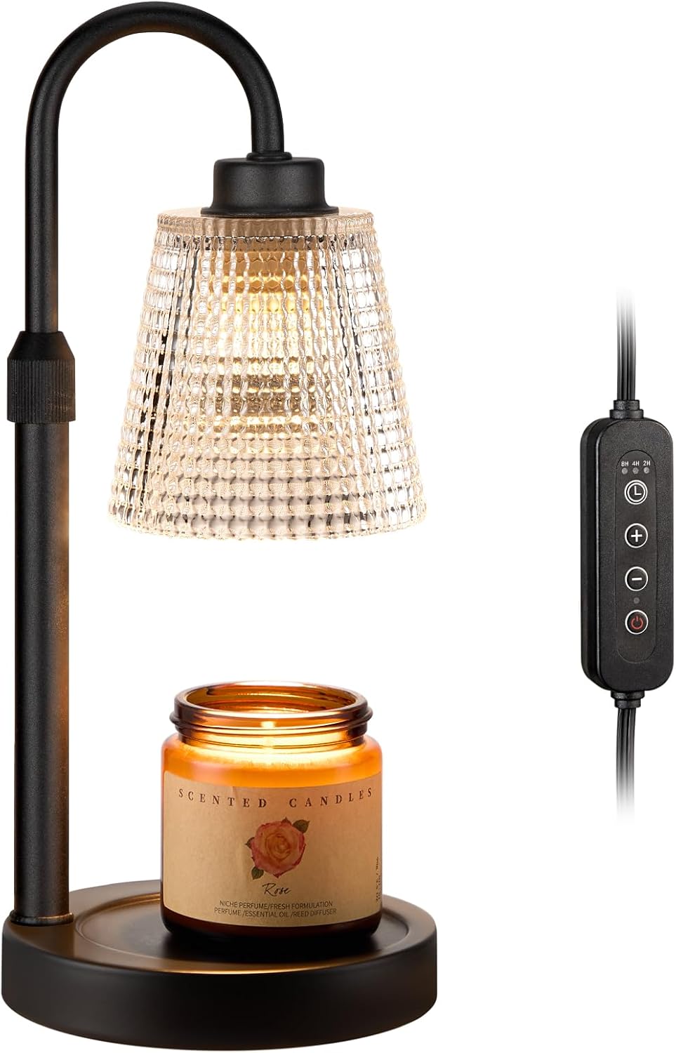 Skiennix Candle Warmer Lamp - Dimmable & Adjustable Height | Perfect for Jar Candles & Wax Melts