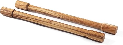Ironwood Gourmet Acacia Wood Rolling Pins - Set of 2 Durable Long Rolling Pins for Baking