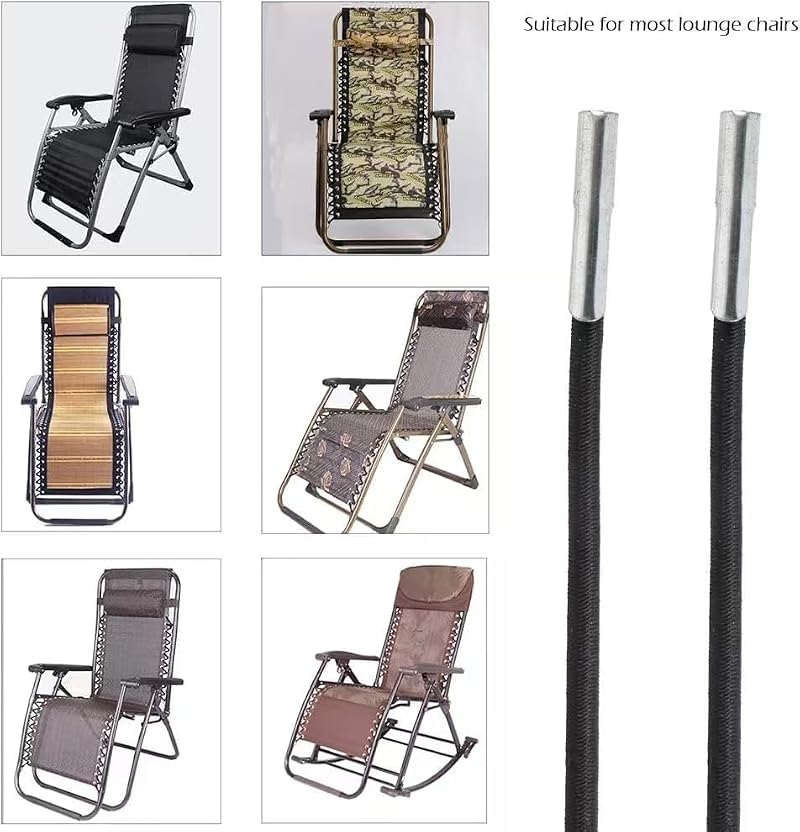 Zero Gravity Chair Replacement Cord Kit - 4-Piece Universal Bungee Set