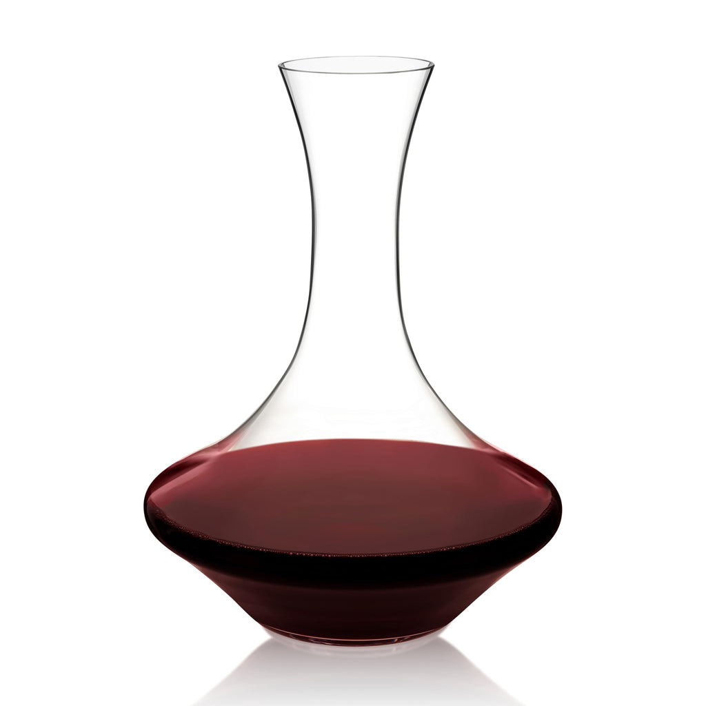 Spiegelau Authentis Crystal Wine Decanter, Modern Carafe for Red and White Wine, Elegant Glass Pitcher for Wedding Gifts, Housewarming, Home Bar Accessories, 35.3 oz (1 Liter), Set of 1
