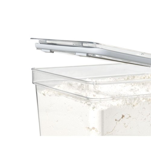 iDesign Large Tall Dry Goods Storage Bin, The Fresh Collection – 7.85” L x 10.85” H x 6” W, Clear Bin