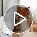 Autumn Maple Leaves Throw Pillow Covers 18x18 - Set of 2