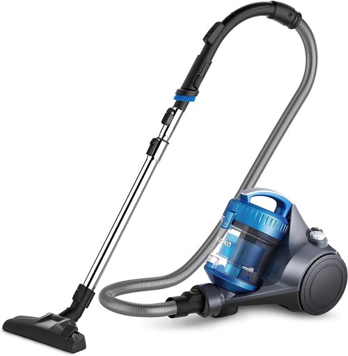Eureka WhirlWind Bagless Canister Vacuum Cleaner - Lightweight 2.5L for Carpets & Hard Floors | Blue