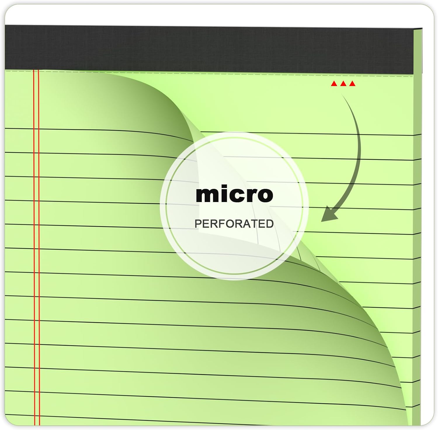 Skiennix 5-Pack Small Note Pads - 5x8 College Ruled Perforated Writing Pads | 30 Sheets Each