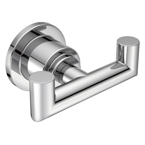 Moen YB0803CH Arris Modern Double Robe Hook, Chrome