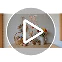 Hollow Bunny Wooden Easter Wreath Sign for Door Decor