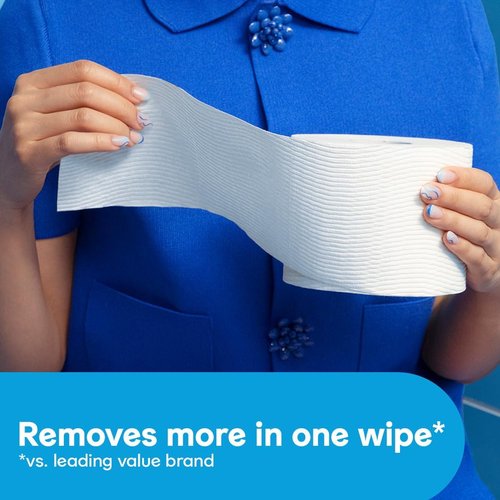 Cottonelle Ultra Clean Toilet Paper - Active Cleaning Ripples Texture, 24 Mega Rolls (132 Regular Rolls)