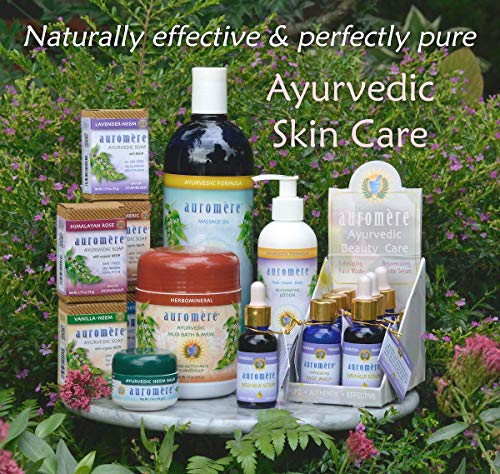 Auromere Ayurvedic Bar Soap, Himalayan Rose, Natural Vegan (2.75 oz)