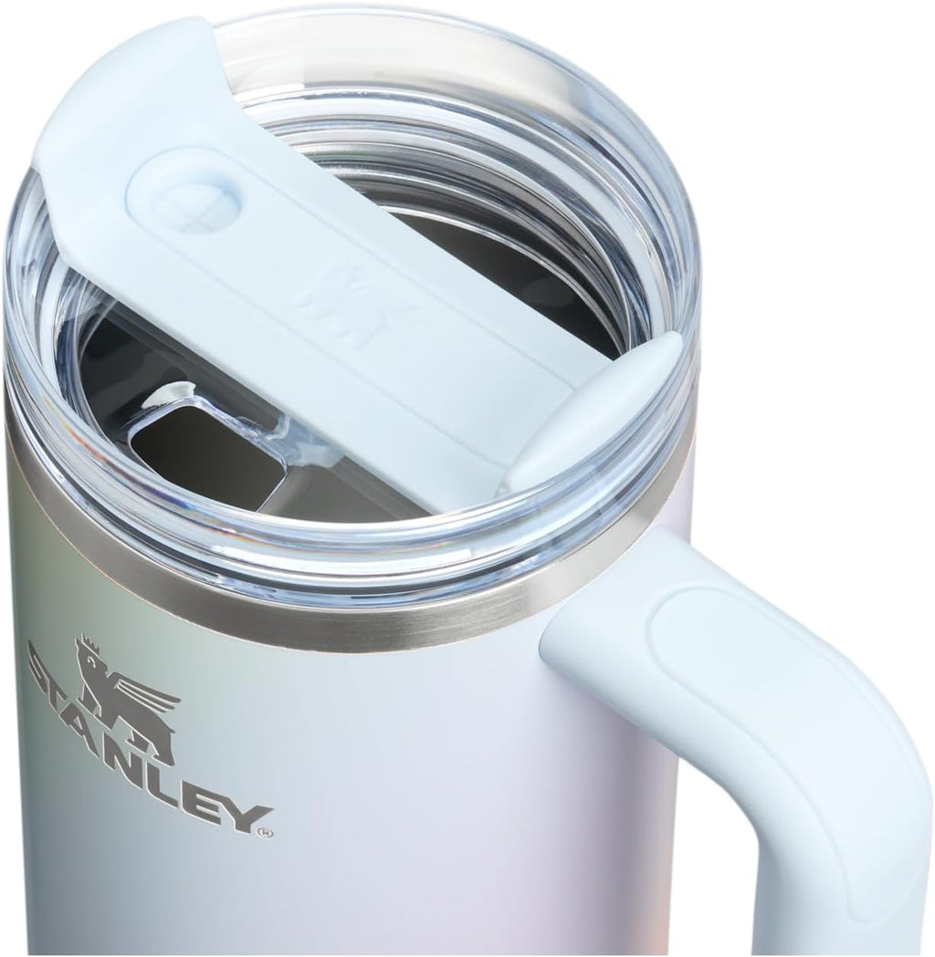 STANLEY Quencher H2.0 FlowState™ Tumbler - 30 oz Sunrise Spiral Design for Ultimate Hydration