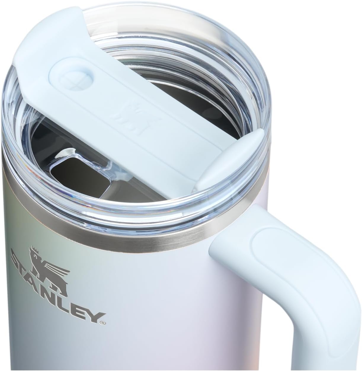 STANLEY Quencher H2.0 FlowState™ Tumbler - 30 oz Sunrise Spiral Design for Ultimate Hydration
