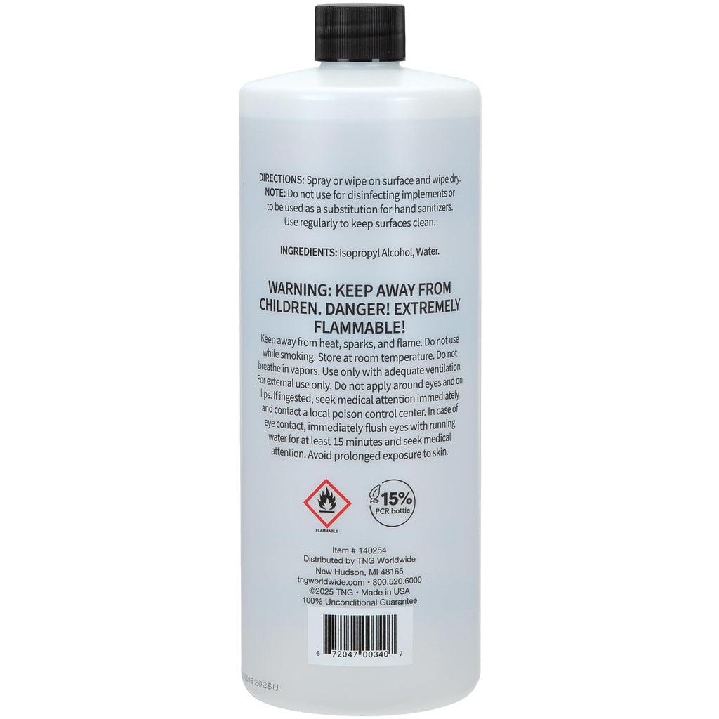 ForPro 91% Isopropyl Alcohol (IPA), Pure & Unadulterated Concentrated Alcohol, 32 Fl Oz (960 ml)