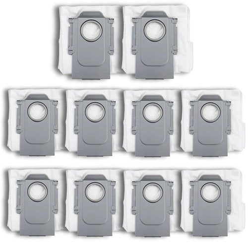 Roborock 10pcs Dust Bag for Q Revo/S8 MaxV Ultra/S8 Max Ultra/Qrevo MaxV/Pro/Master/Curv/Plus/Slim/Edge Robot Vacuum