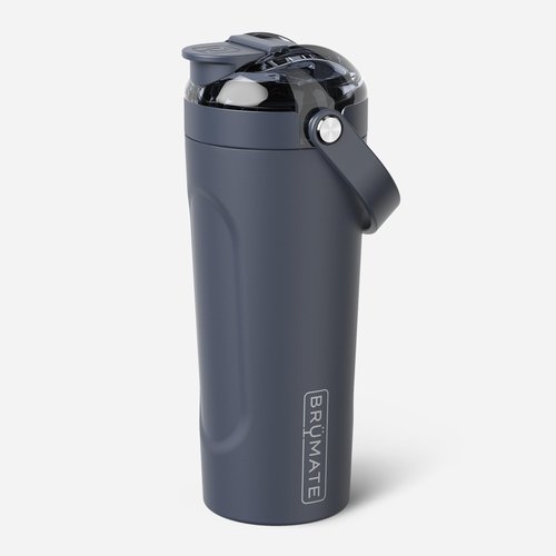 BrüMate MultiShaker Blender Shaker Bottle | 100% Leakproof Insulated Stainless Steel | Pre Workout and Protein Shaker Bottle for the Gym | 25oz (Nightfall Blue)