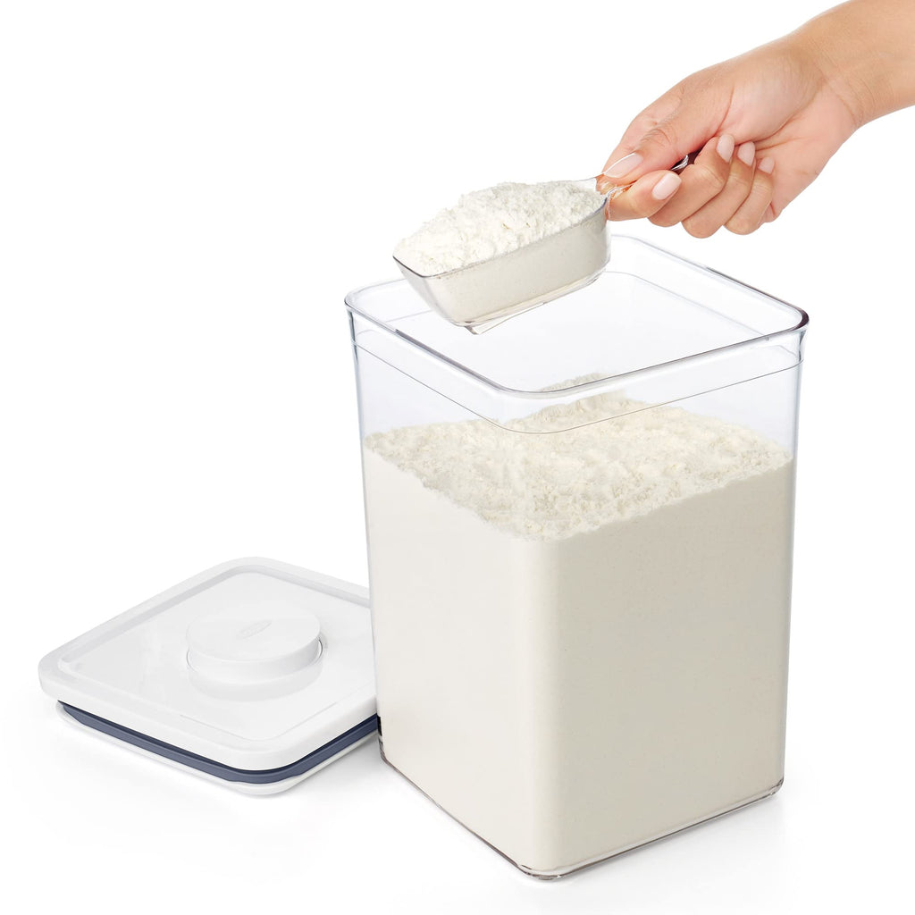 OXO Good Grips POP Container 1/2 Cup Scoop, Clear (Pack of 2)