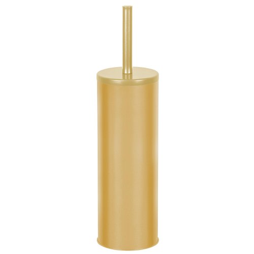 Toilet Plunger with Holder for Bathroom - Deep Cleaning - Heavy Duty - Strong Efficient Suction Cup - Household Essentials - Household Supplies, Satin Gold