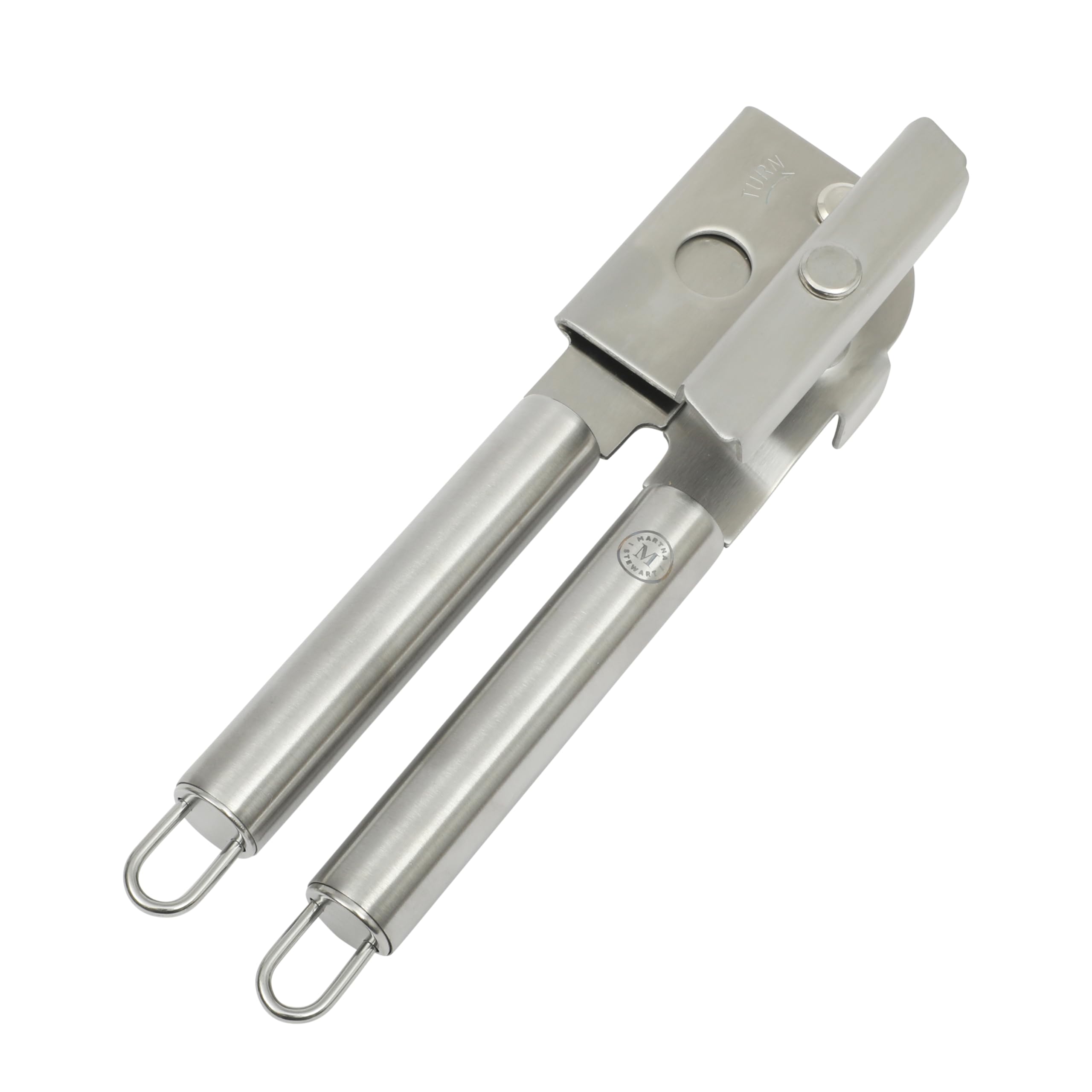Martha Stewart Sprucedale Stainless Steel Heavy Duty Can Opener – Durable and Easy-to-Use Manual Kitchen Tool for Effortless Opening