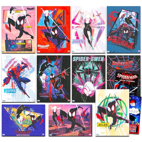 Marvel Spider-Man Across the Spider-Verse Poster Bundle - 12 Pack