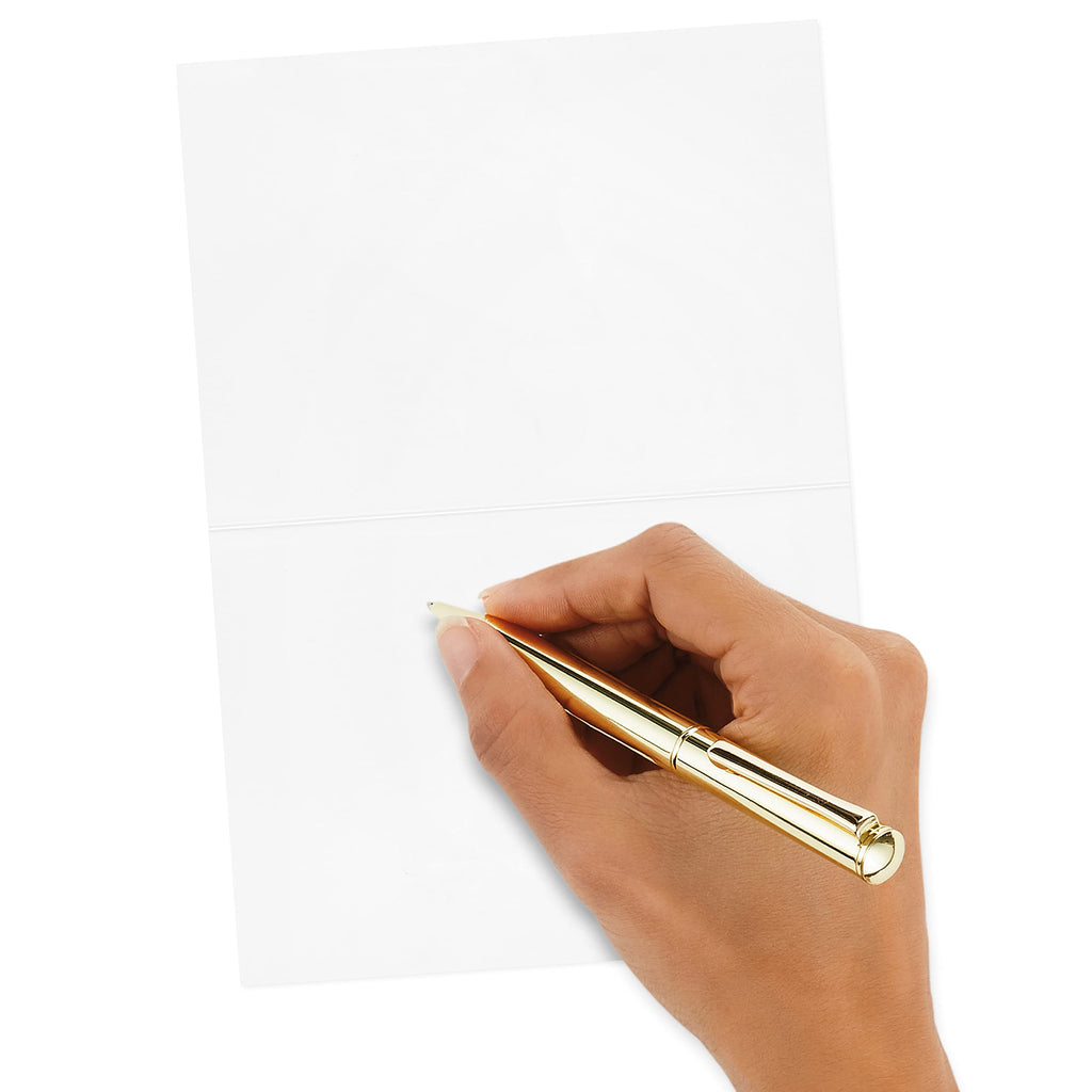 Hallmark Pack of Thank You Cards, Elegant Silver Foil (40 Thank You Notes with Envelopes)