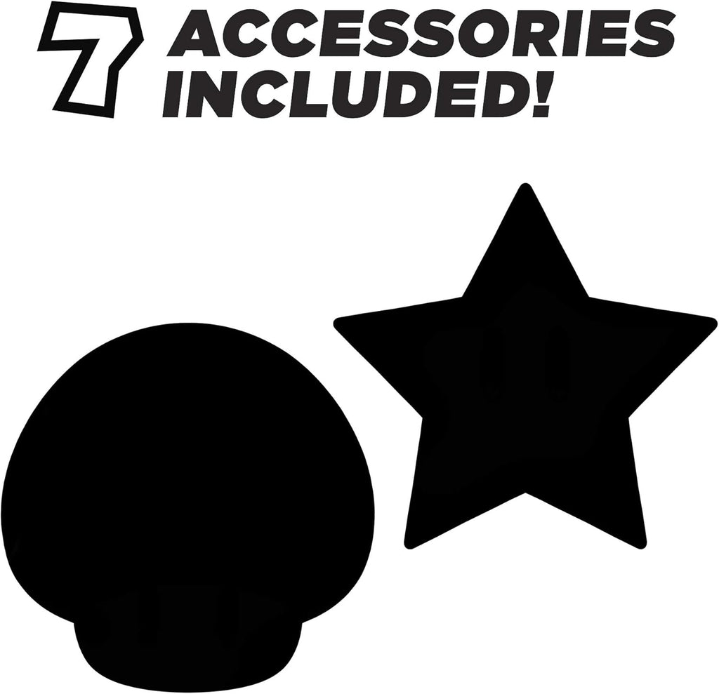 Super Mario Advent Calendar | Christmas Holiday Countdown with 17 Action Figures & Accessories