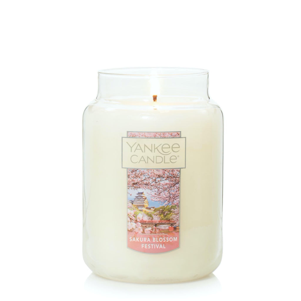 Yankee Candle Sakura Blossom Festival Large Jar Candle White Rose