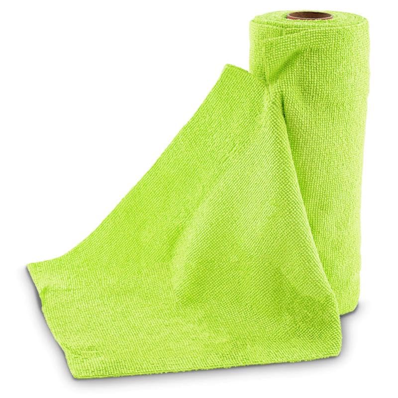 Reusable Microfiber Cleaning Cloths Roll - Eco-Friendly Absorbent Towels for Home & Commercial Use