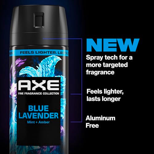 AXE Fine Fragrance Blue Lavender Body Spray 2.9 oz