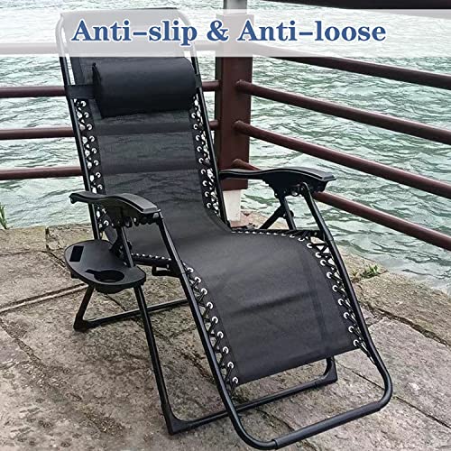 Zero Gravity Chair Cup Holder Tray with Phone Slot - Durable & Portable