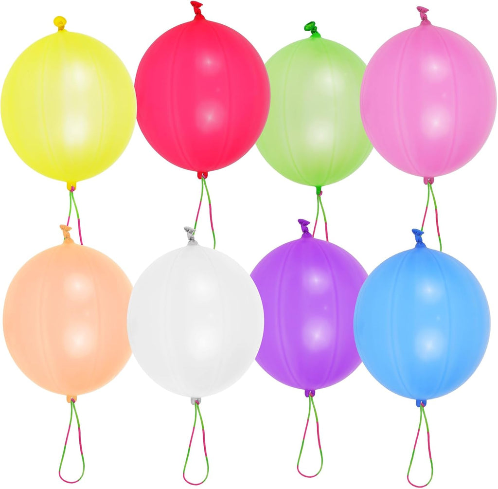Neon Punch Balloons - Heavy Duty Party Favors for Kids | 40-Pack Sensory Toys & Easter Basket Stuffers
