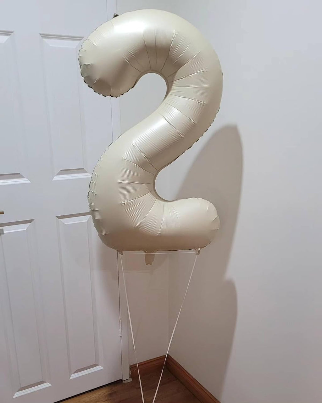 Number Balloons 40 Inch - Cream 0 Balloon for Birthday Decorations | Perfect Party Supplies for All Ages