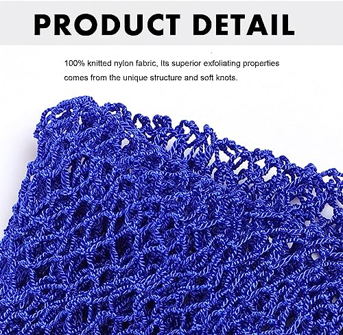 African Exfoliating Net Sponge 2-Pack - Long 63" Body & Back Scrubber