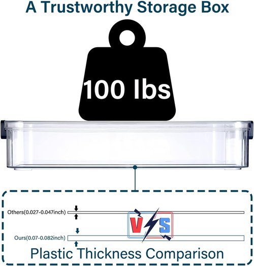 Clear Plastic Storage Box - 4 Pack 5.5qt Snap-Tight Latch | Stackable Organizer for A4 Files, Photos & Crafts
