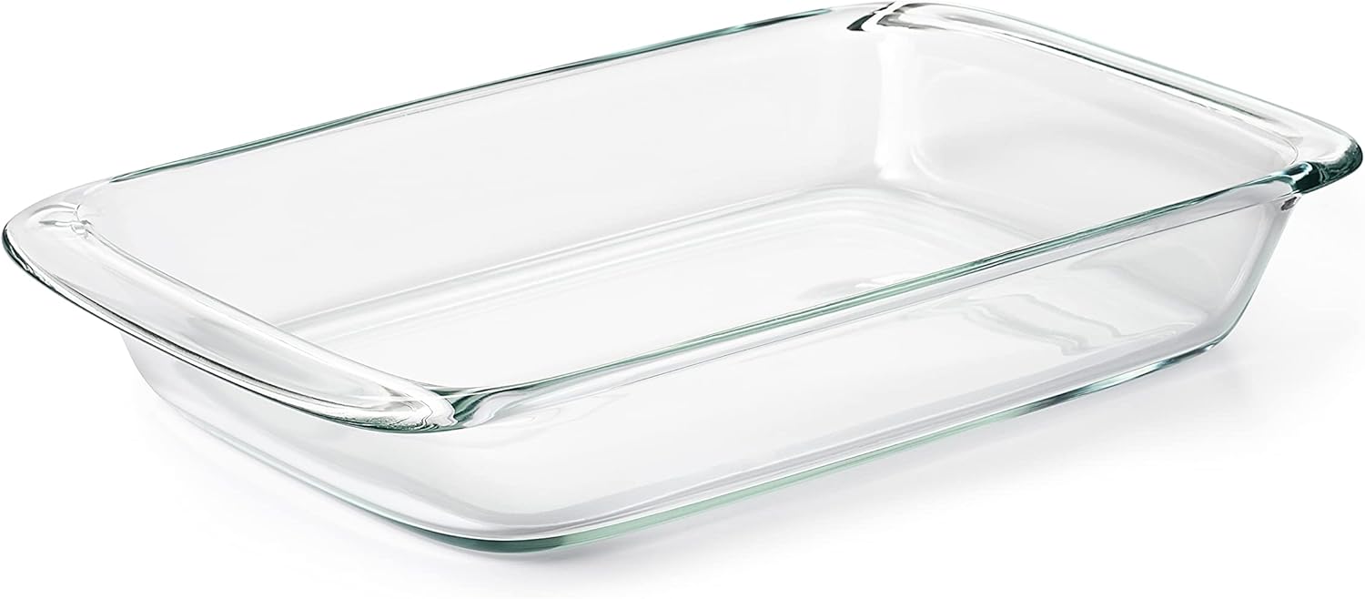 OXO Good Grips 3 Qt Glass Baking Dish - Durable, Easy-Clean Design for Perfect Baking