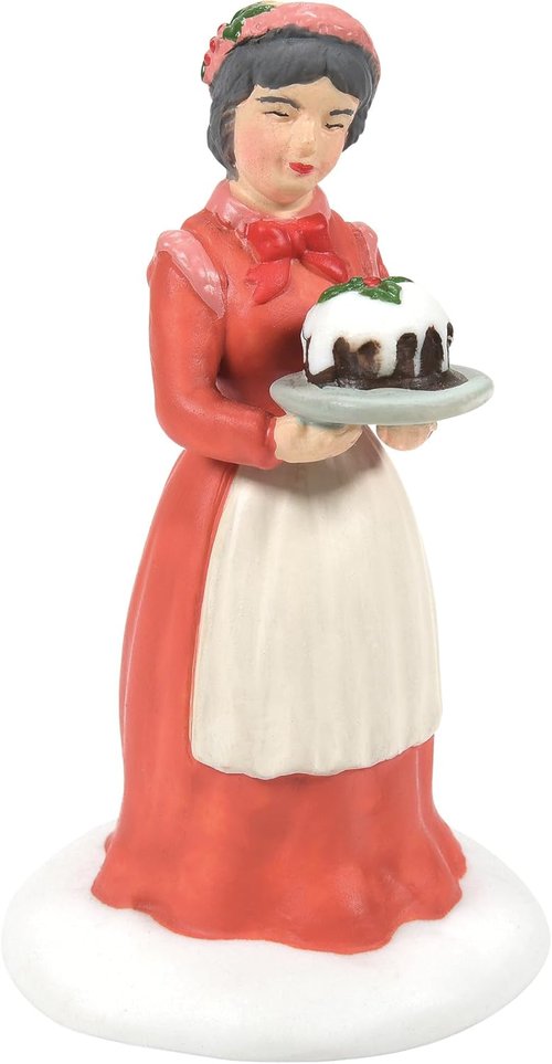 Department 56 Silver Coin Bake Figurine - 2.75 Inch Multicolor Dickens Village Accessory