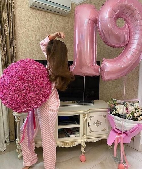40 Inch Pink Number 9 Balloon - Perfect for Birthday Parties, Engagements, Weddings & Graduations