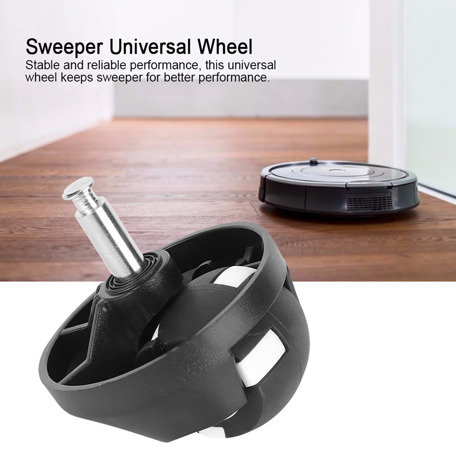 Swivel Wheel Robot Vacuum Replacement Vacuum Cleaner Sweeper Universal Wheel Attachments for Robovac 11S Robovac 30